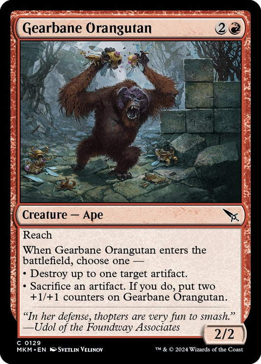 Image for Gearbane Orangutan (129) (Murders at Karlov Manor) - Magic: The Gathering