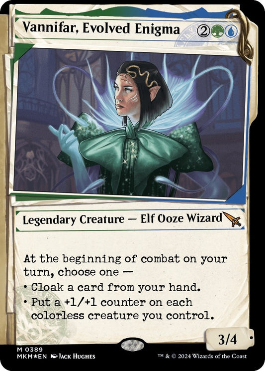 Image for Vannifar, Evolved Enigma (Showcase) (Invisible Ink) (389) (Murders at Karlov Manor) - Magic: The Gathering