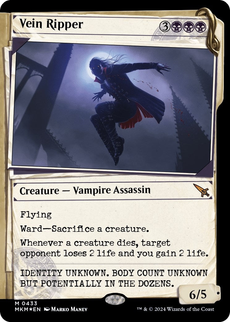 Image for Vein Ripper (Showcase) (Invisible Ink) (433) (Murders at Karlov Manor) - Magic: The Gathering
