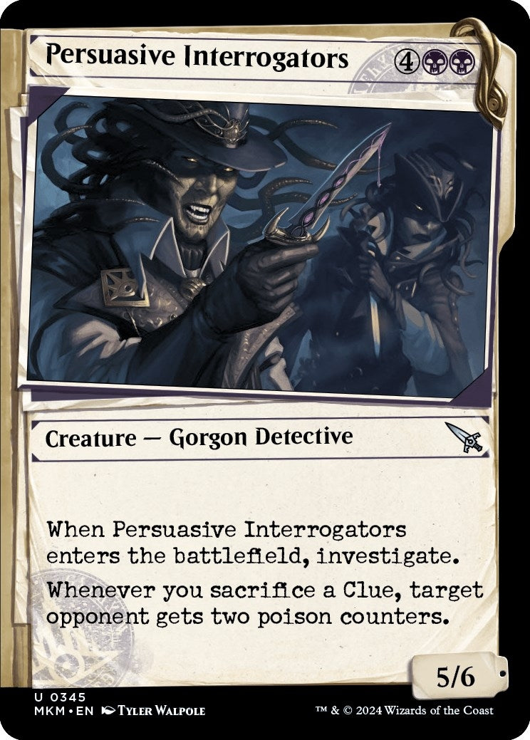 Image for Persuasive Interrogators (Showcase) (345) (Murders at Karlov Manor) - Magic: The Gathering