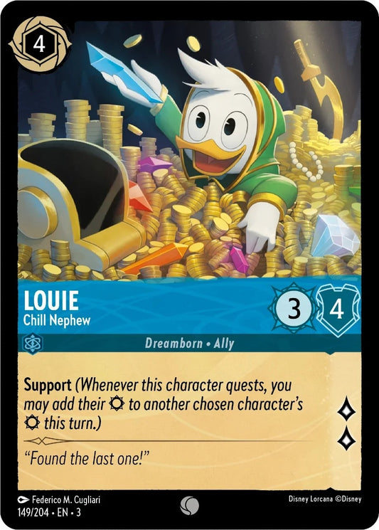 Image for Louie - Chill Nephew (149/204) (Into the Inklands) - Disney Lorcana