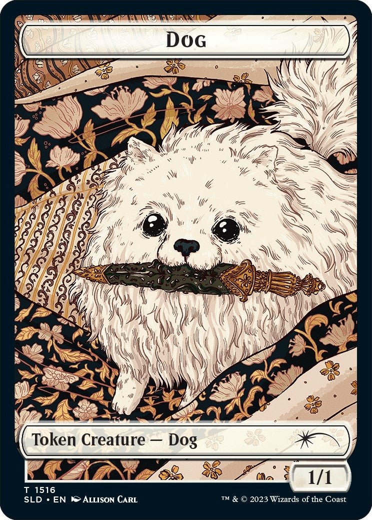 Image for Dog // Cat Double-Sided Token (1516 // 1517) (Secret Lair Drop Series) - Magic: The Gathering
