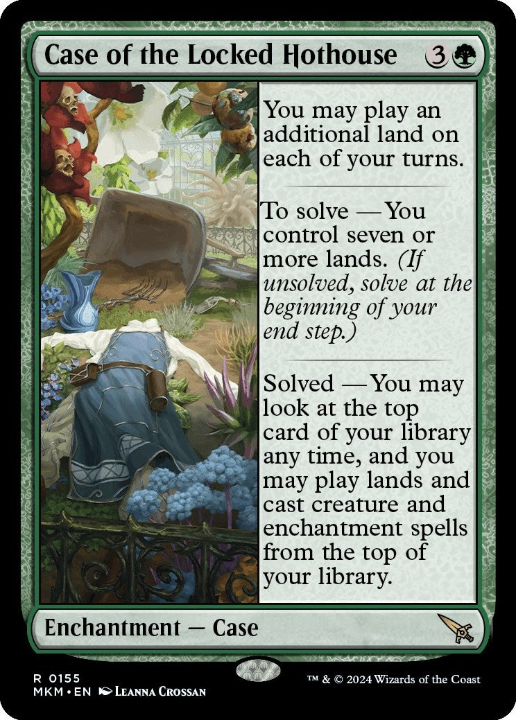Image for Case of the Locked Hothouse (155) (Murders at Karlov Manor) - Magic: The Gathering