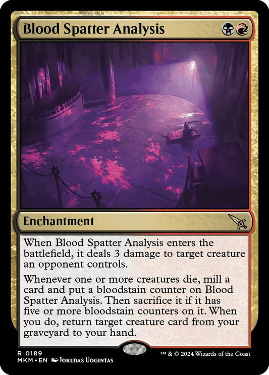 Image for Blood Spatter Analysis (189) (Murders at Karlov Manor) - Magic: The Gathering