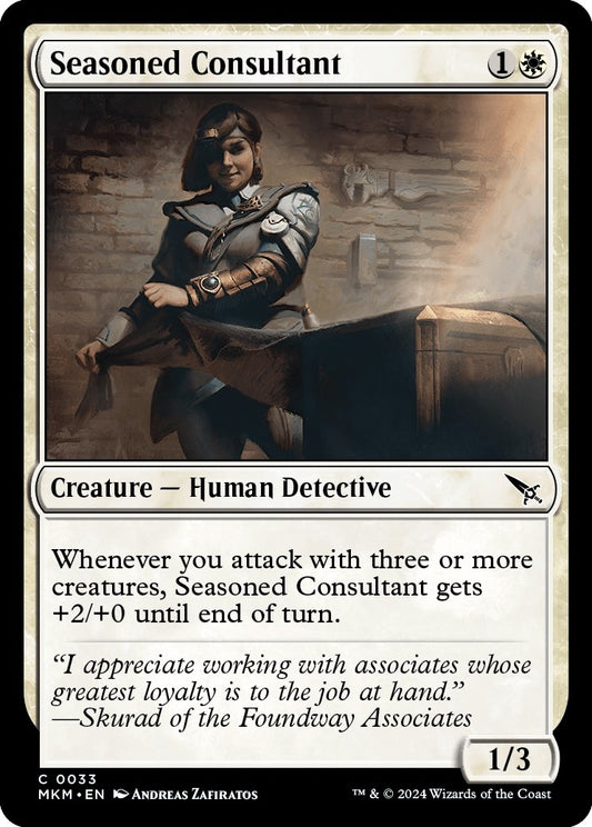 Image for Seasoned Consultant (33) (Murders at Karlov Manor) - Magic: The Gathering