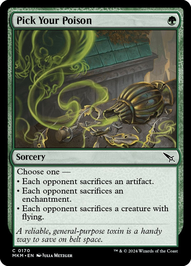 Image for Pick Your Poison (170) (Murders at Karlov Manor) - Magic: The Gathering