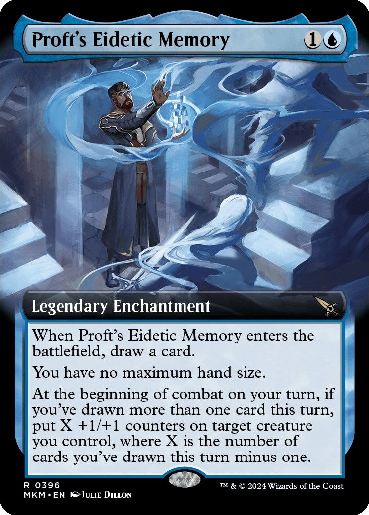 Image for Proft's Eidetic Memory (Extended Art) (396) (Murders at Karlov Manor) - Magic: The Gathering
