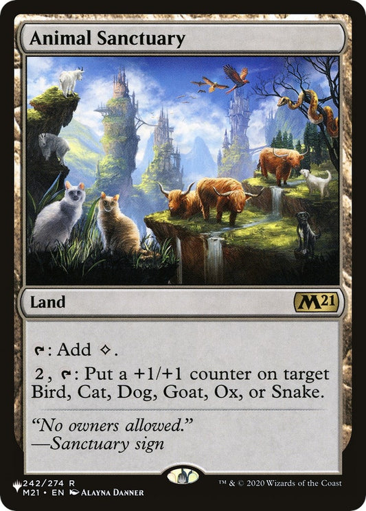 Image for Animal Sanctuary (242/274) (The List Reprints) - Magic: The Gathering