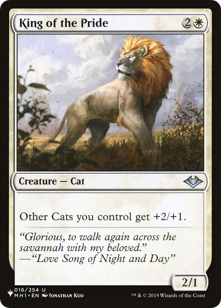 Image for King of the Pride (016/254) (The List Reprints) - Magic: The Gathering