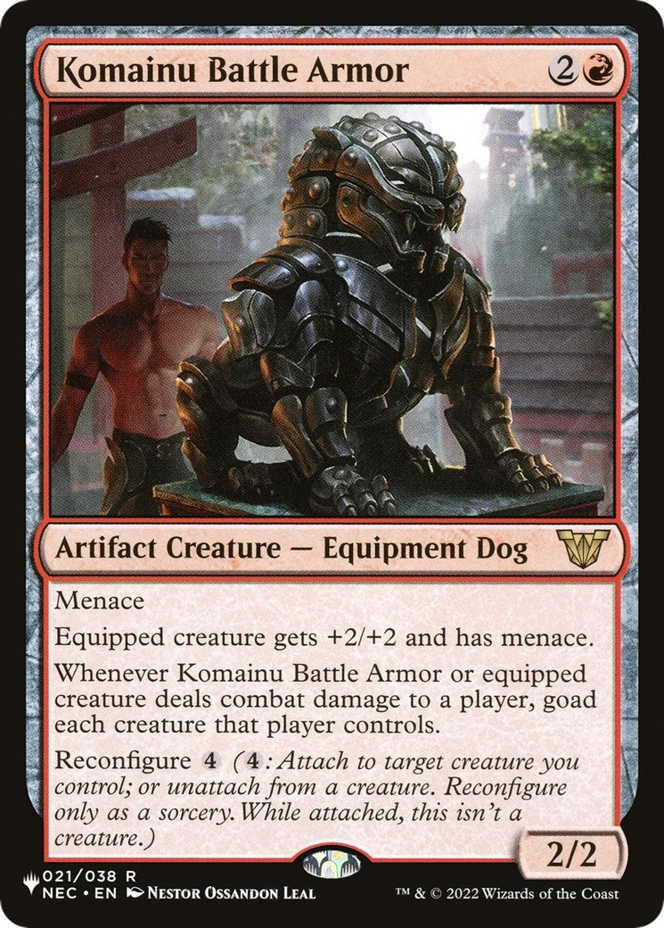 Image for Komainu Battle Armor (021/038) (The List Reprints) - Magic: The Gathering