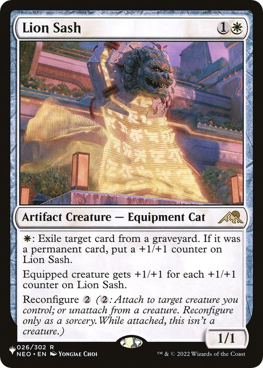 Image for Lion Sash (026/302) (The List Reprints) - Magic: The Gathering