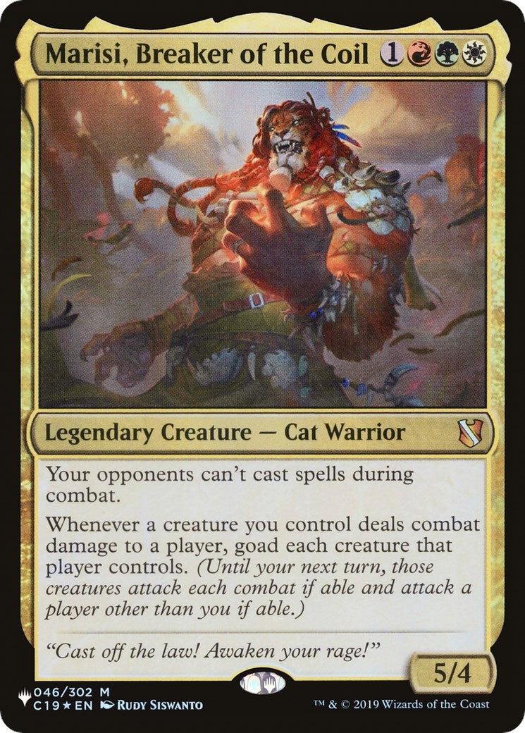 Image for Marisi, Breaker of the Coil (046/302) (The List Reprints) - Magic: The Gathering