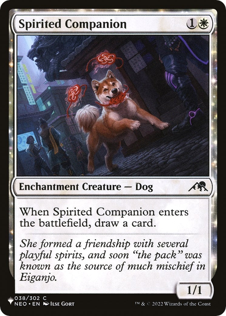 Image for Spirited Companion (038/302) (The List Reprints) - Magic: The Gathering