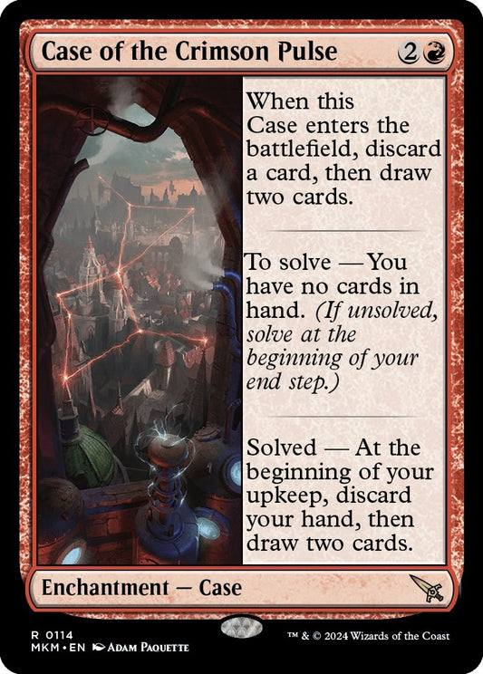 Image for Case of the Crimson Pulse (114) (Murders at Karlov Manor) - Magic: The Gathering