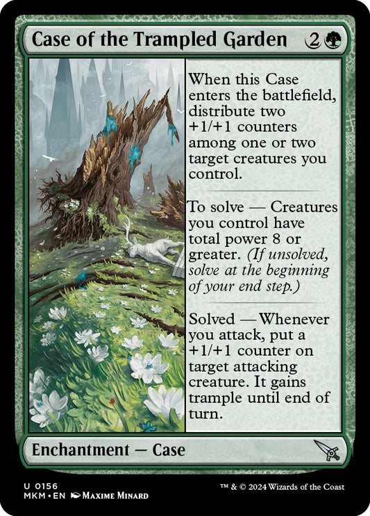 Image for Case of the Trampled Garden (156) (Murders at Karlov Manor) - Magic: The Gathering
