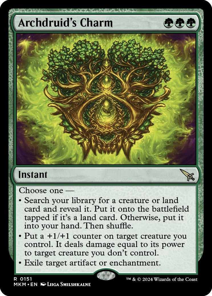 Image for Archdruid's Charm (151) (Murders at Karlov Manor) - Magic: The Gathering