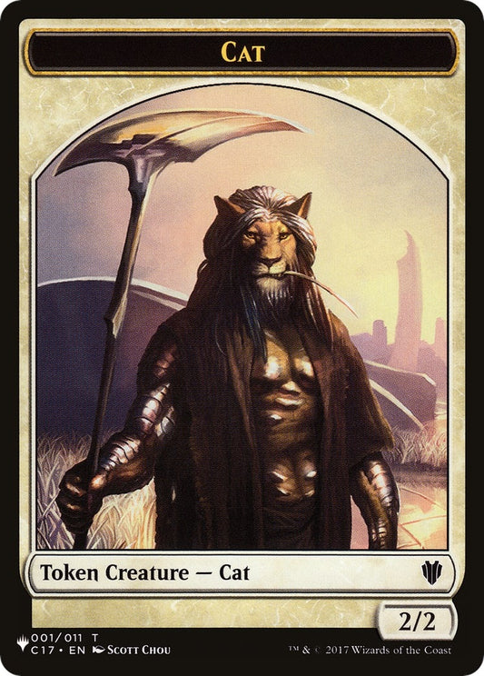 Image for Cat (001) // Citizen Double-Sided Token (1 // 12) (The List Reprints) - Magic: The Gathering