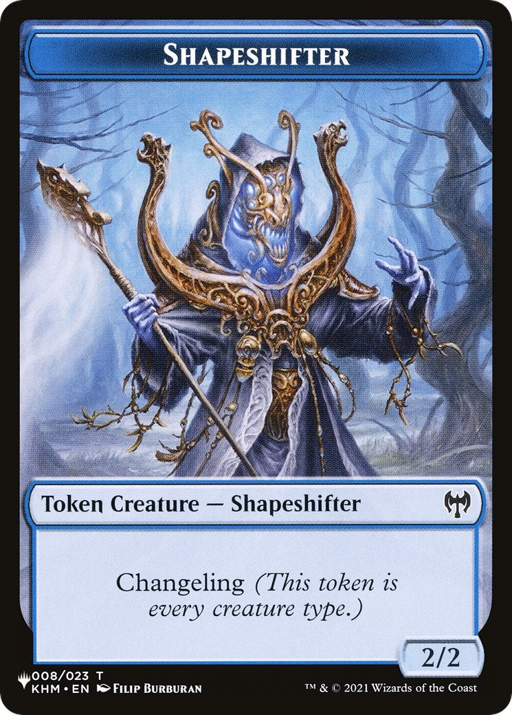 Image for Shapeshifter // Rat Double-Sided Token (8 // 3) (The List Reprints) - Magic: The Gathering