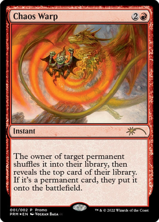 Image for Chaos Warp (1) (WPN & Gateway Promos) - Magic: The Gathering