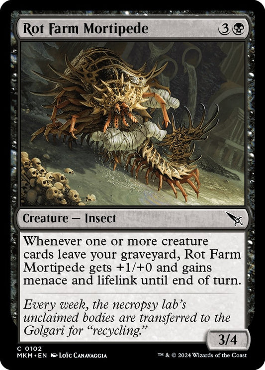 Image for Rot Farm Mortipede (102) (Murders at Karlov Manor) - Magic: The Gathering