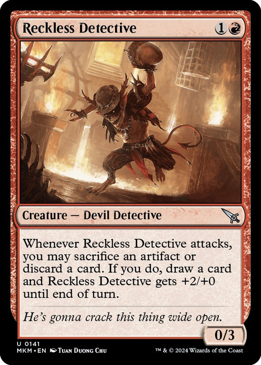 Image for Reckless Detective (141) (Murders at Karlov Manor) - Magic: The Gathering