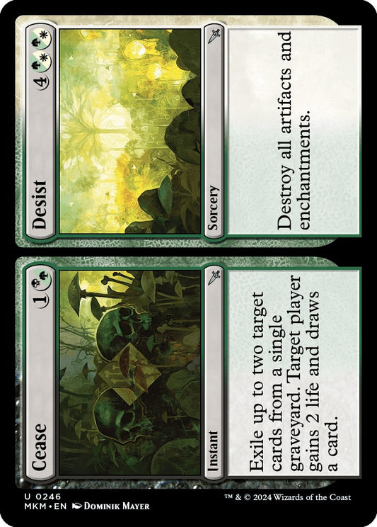Image for Cease // Desist (246) (Murders at Karlov Manor) - Magic: The Gathering