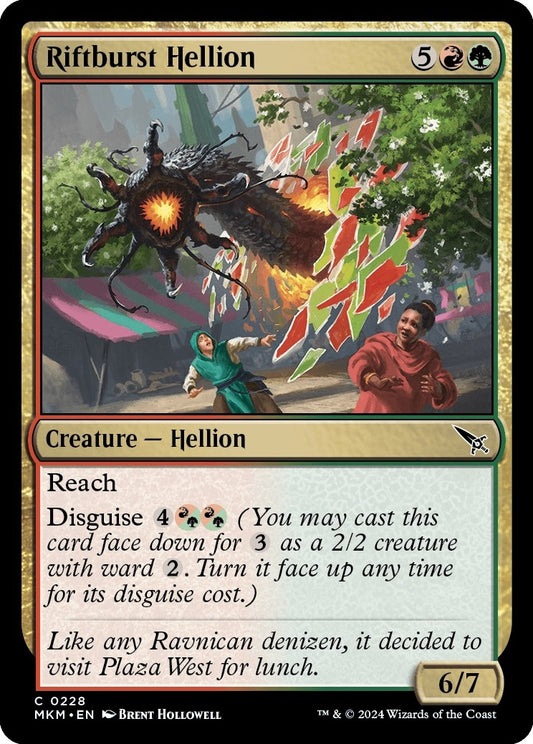 Image for Riftburst Hellion (228) (Murders at Karlov Manor) - Magic: The Gathering