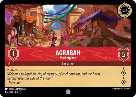 Image for Agrabah - Marketplace (134/204) (Into the Inklands) - Disney Lorcana