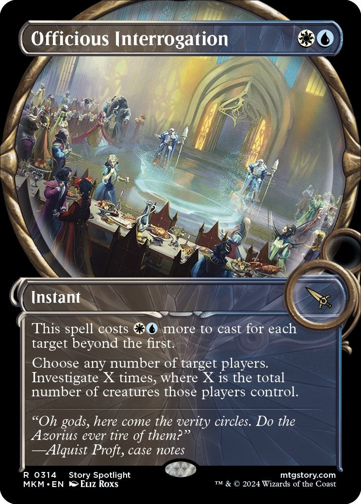 Image for Officious Interrogation (Showcase) (314) (Murders at Karlov Manor) - Magic: The Gathering