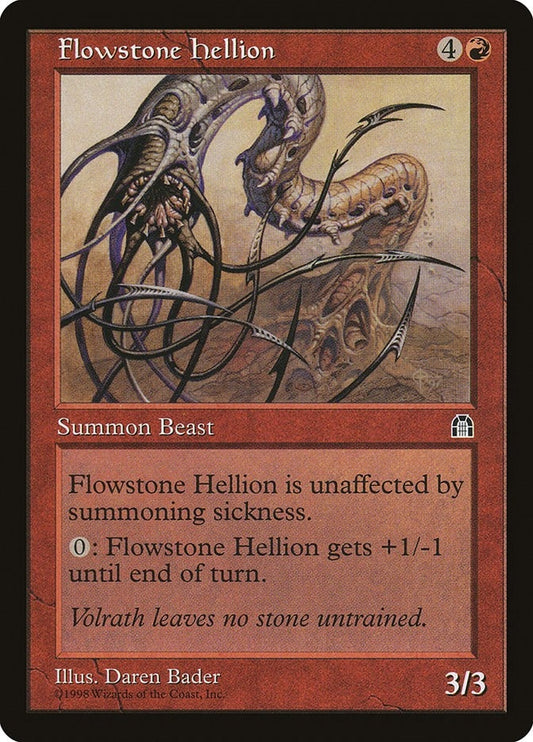 Image for Flowstone Hellion (Stronghold) - Magic: The Gathering