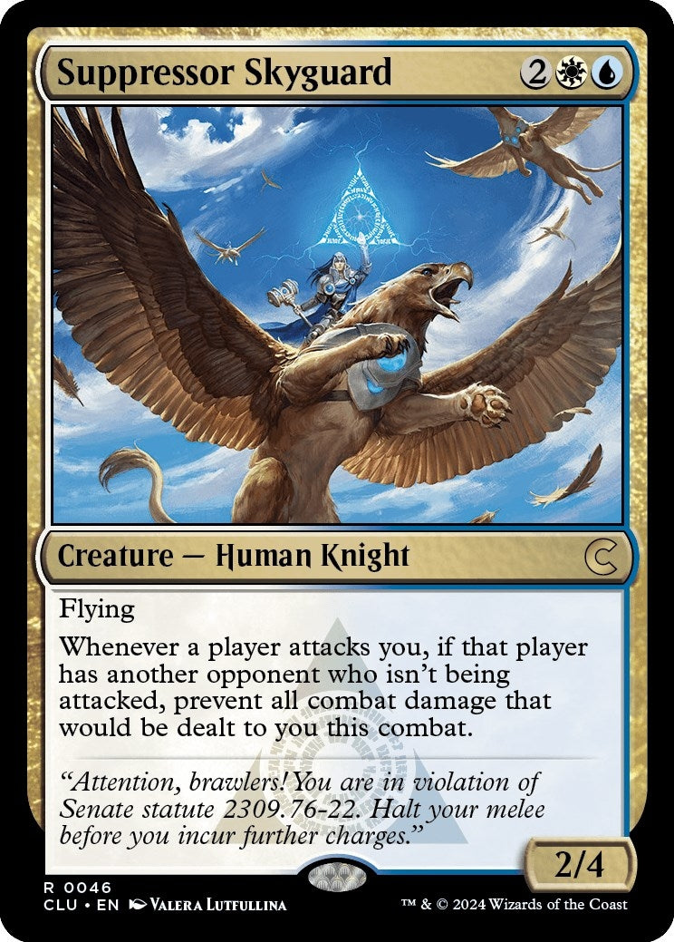Image for Suppressor Skyguard (46) (Ravnica: Clue Edition) - Magic: The Gathering