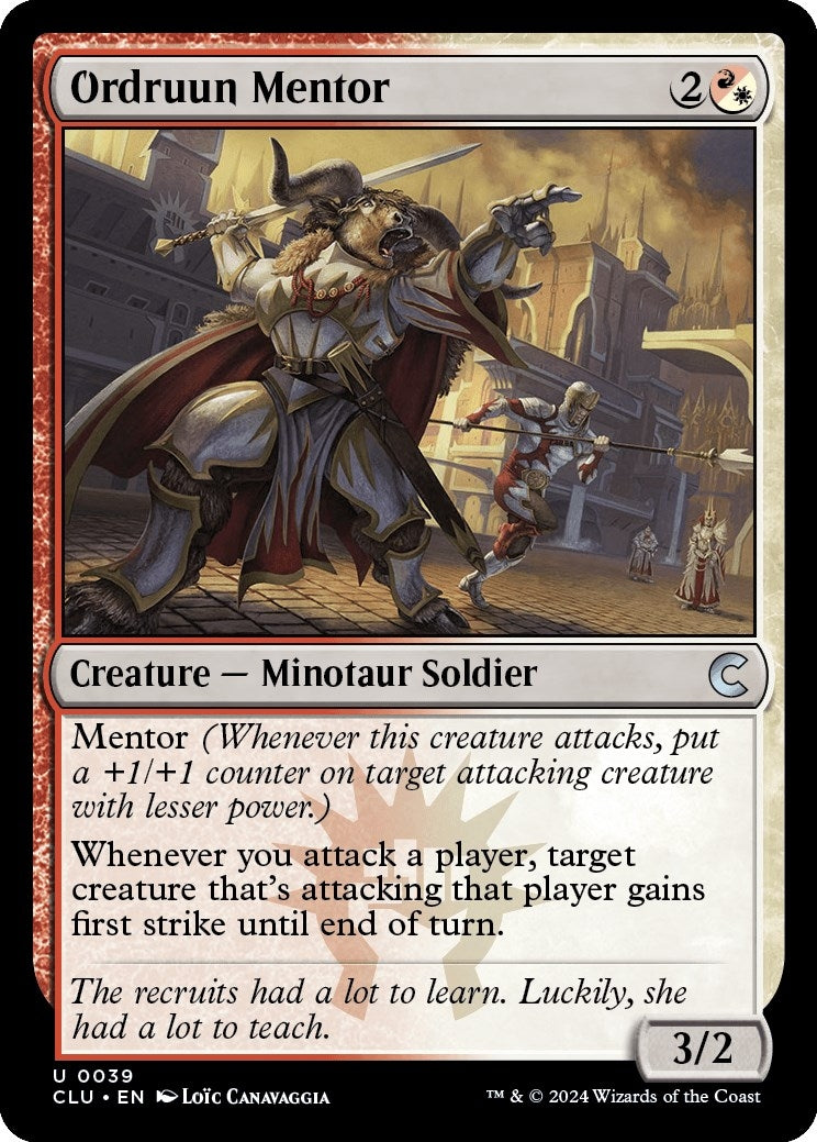 Image for Ordruun Mentor (39) (Ravnica: Clue Edition) - Magic: The Gathering