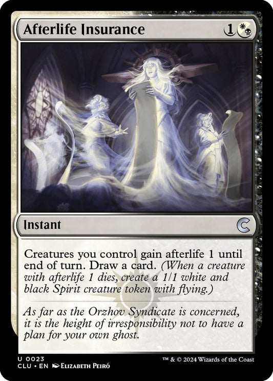 Image for Afterlife Insurance (23) (Ravnica: Clue Edition) - Magic: The Gathering