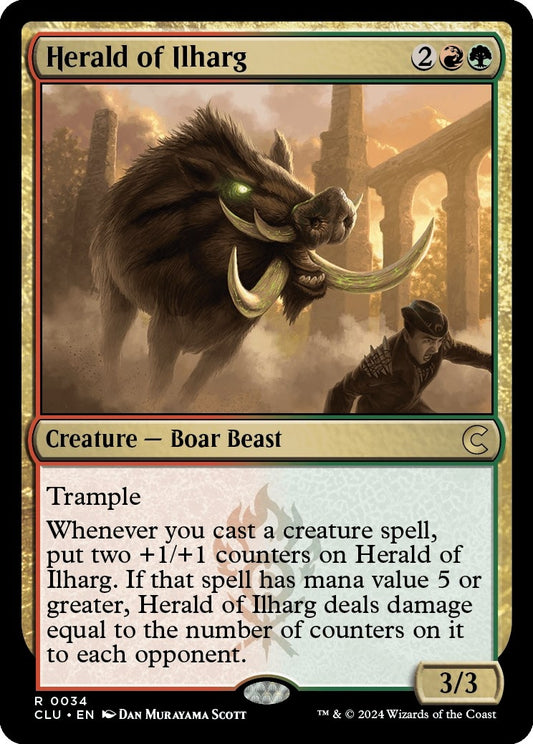 Image for Herald of Ilharg (34) (Ravnica: Clue Edition) - Magic: The Gathering