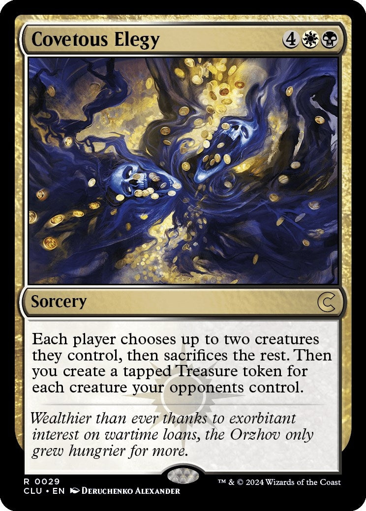 Image for Covetous Elegy (29) (Ravnica: Clue Edition) - Magic: The Gathering