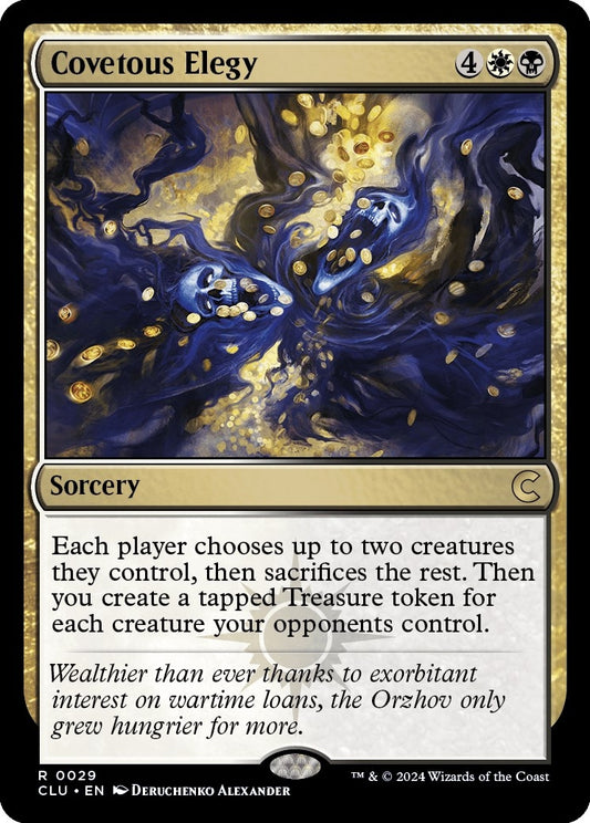 Image for Covetous Elegy (29) (Ravnica: Clue Edition) - Magic: The Gathering