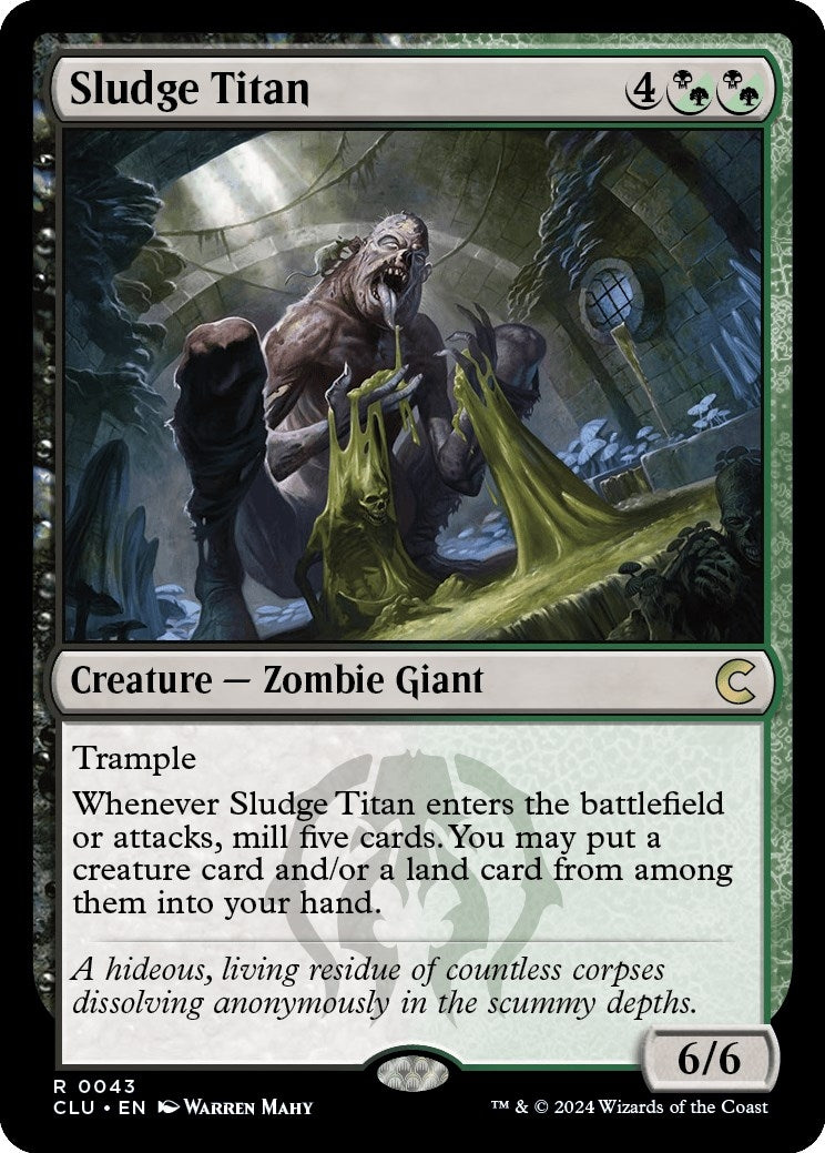 Image for Sludge Titan (43) (Ravnica: Clue Edition) - Magic: The Gathering