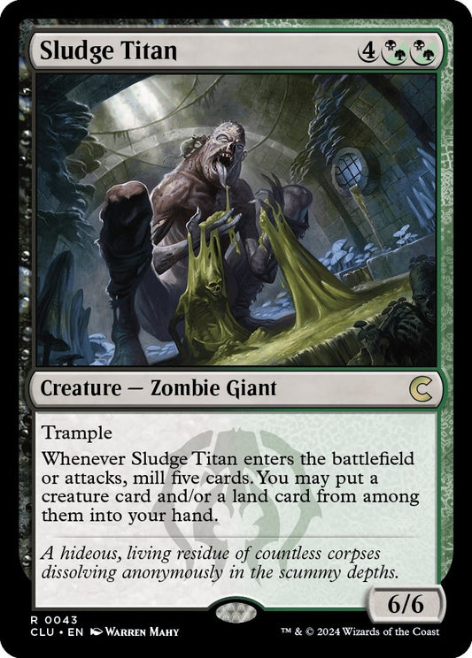 Image for Sludge Titan (43) (Ravnica: Clue Edition) - Magic: The Gathering