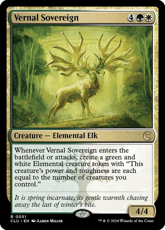 Image for Vernal Sovereign (51) (Ravnica: Clue Edition) - Magic: The Gathering