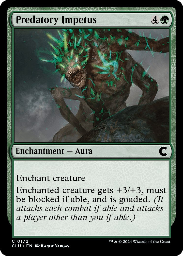 Image for Predatory Impetus (172) (Ravnica: Clue Edition) - Magic: The Gathering