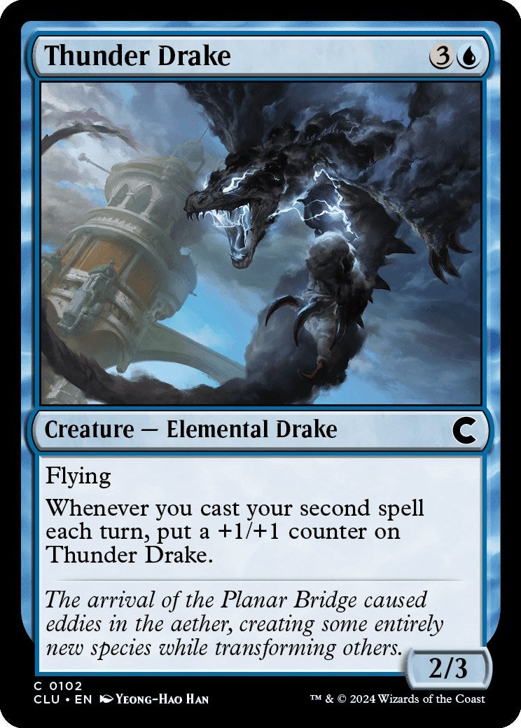 Image for Thunder Drake (102) (Ravnica: Clue Edition) - Magic: The Gathering