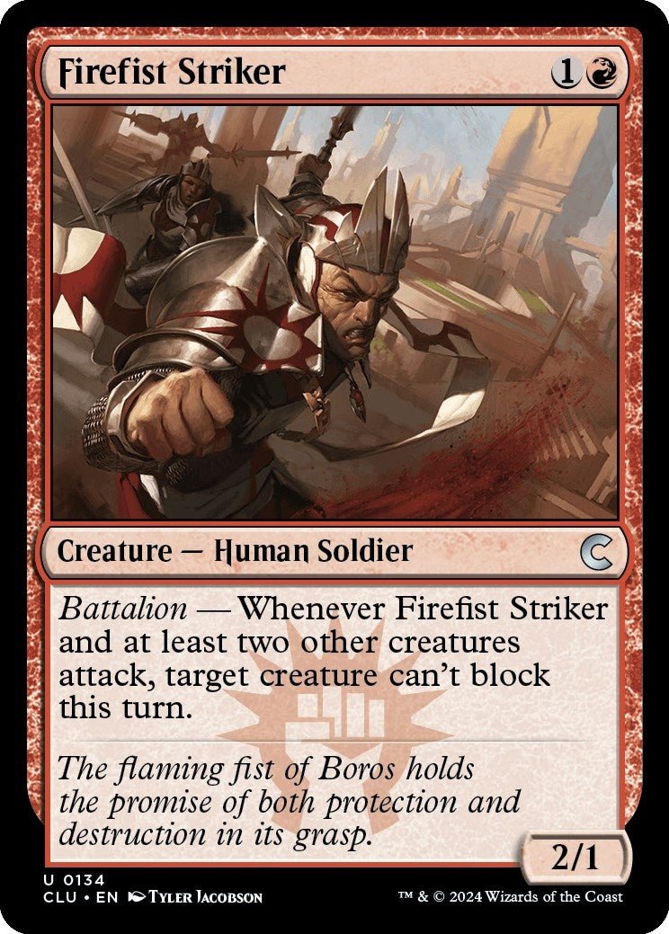 Image for Firefist Striker (134) (Ravnica: Clue Edition) - Magic: The Gathering