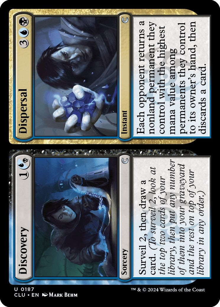 Image for Discovery // Dispersal (187) (Ravnica: Clue Edition) - Magic: The Gathering
