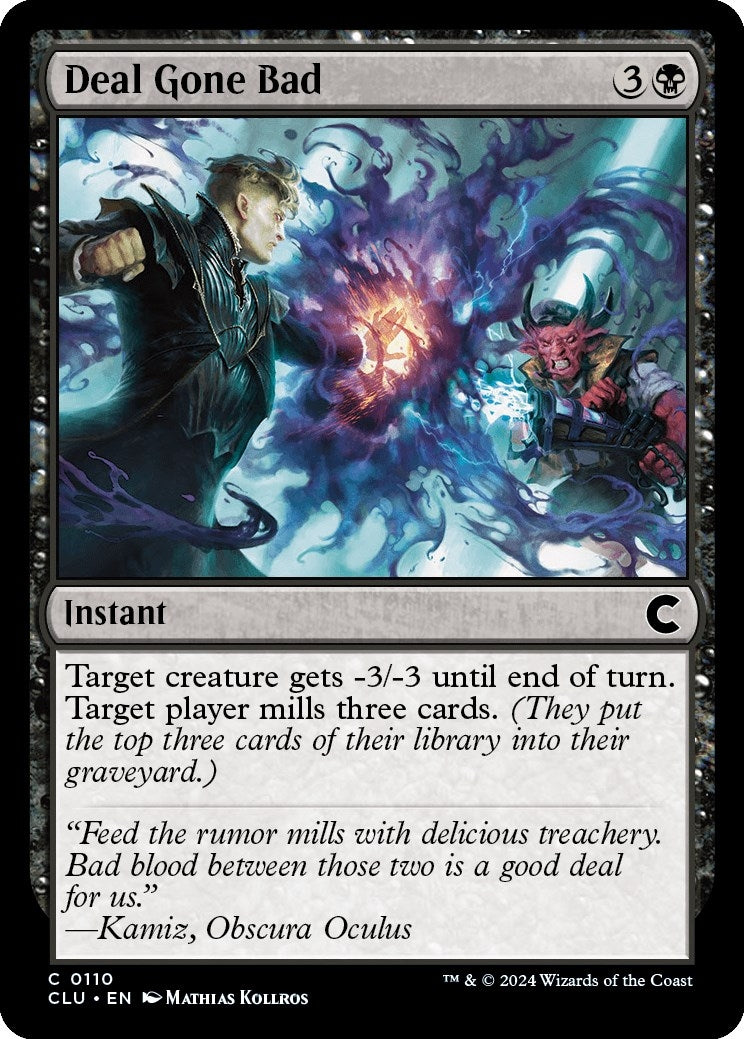 Image for Deal Gone Bad (110) (Ravnica: Clue Edition) - Magic: The Gathering
