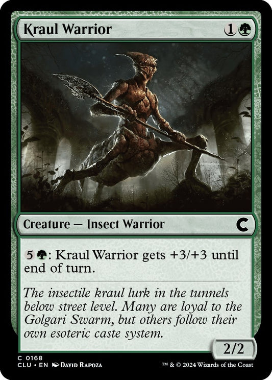 Image for Kraul Warrior (168) (Ravnica: Clue Edition) - Magic: The Gathering