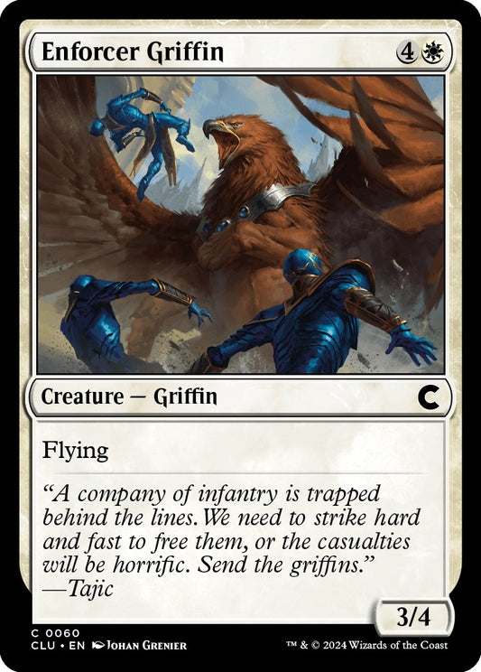 Image for Enforcer Griffin (60) (Ravnica: Clue Edition) - Magic: The Gathering
