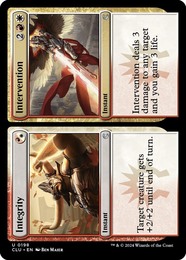 Image for Integrity // Intervention (198) (Ravnica: Clue Edition) - Magic: The Gathering