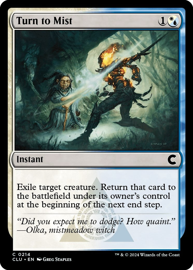 Image for Turn to Mist (214) (Ravnica: Clue Edition) - Magic: The Gathering