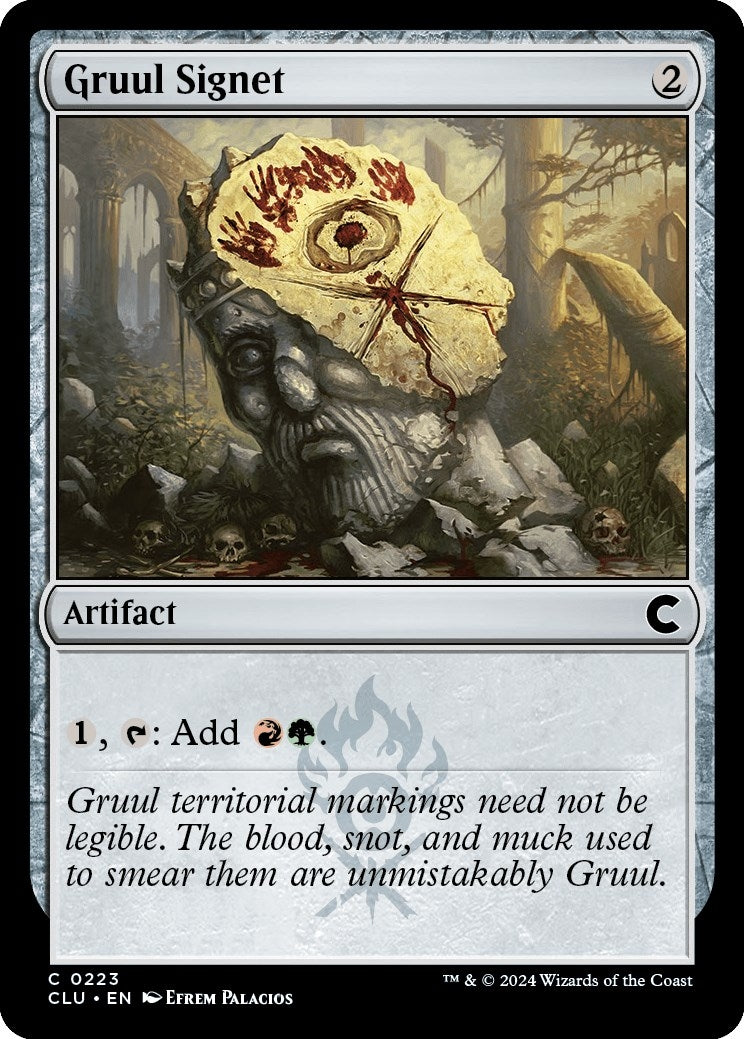 Image for Gruul Signet (223) (Ravnica: Clue Edition) - Magic: The Gathering