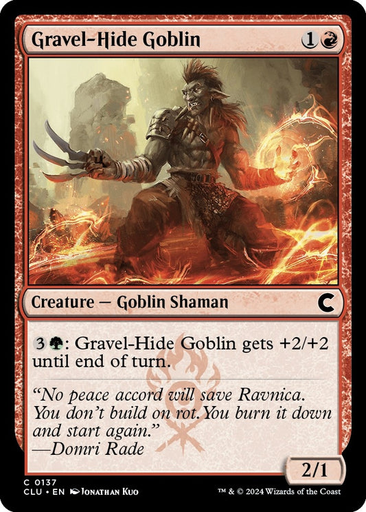 Image for Gravel-Hide Goblin (137) (Ravnica: Clue Edition) - Magic: The Gathering
